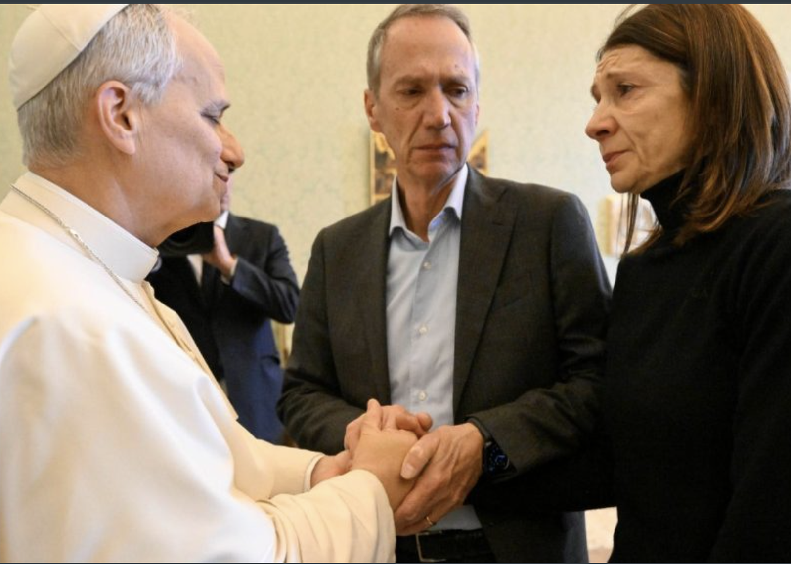 Con los familiares de las víctimas hace unas semanas