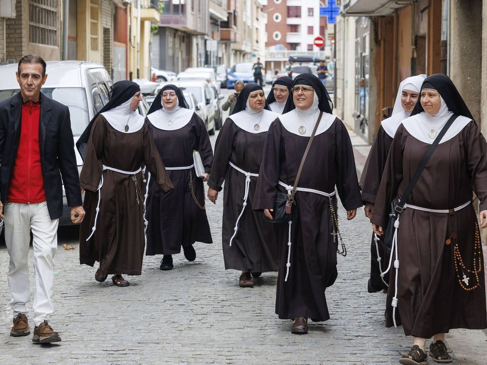 Las exclarisas, con su portavoz