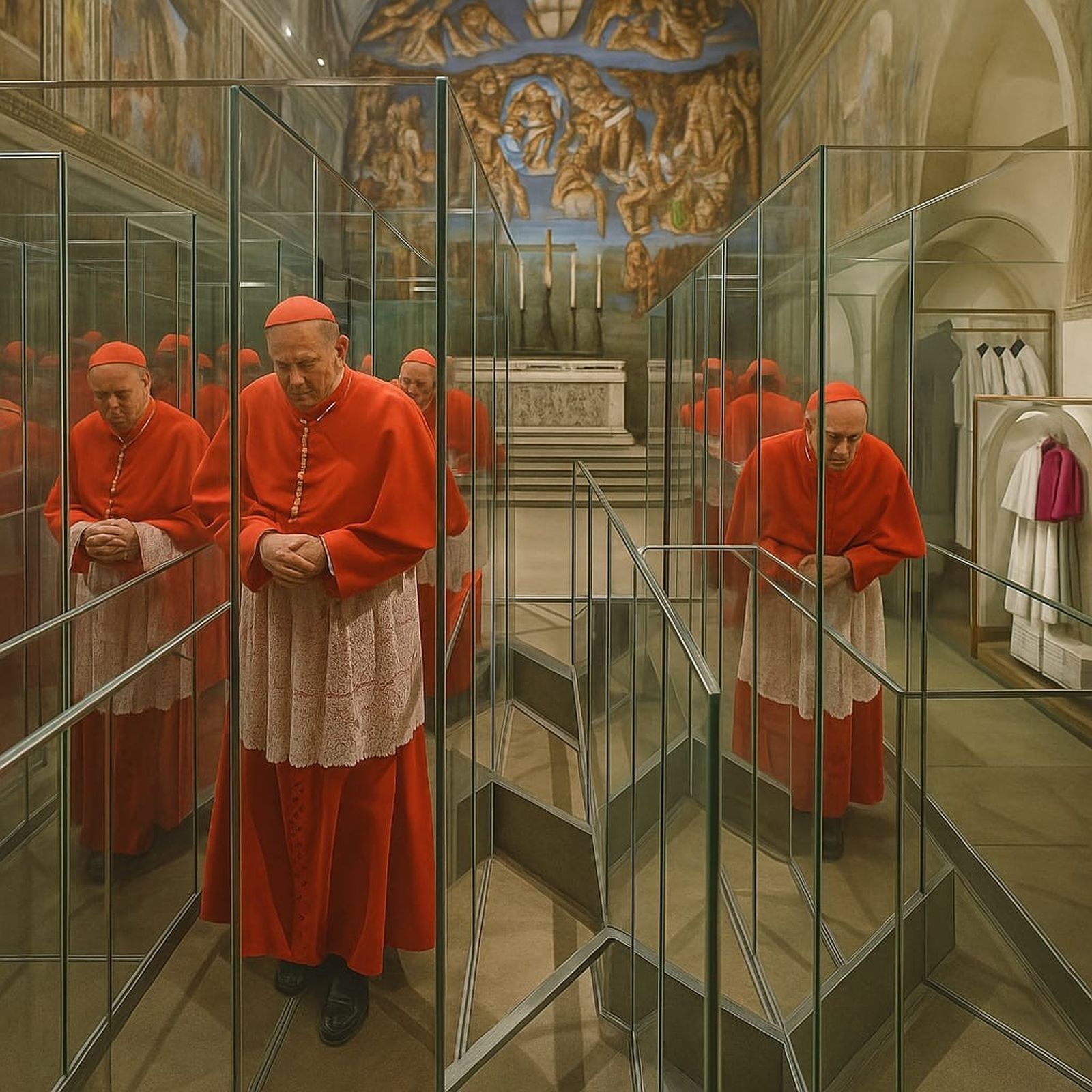 el laberinto de cristal del conclave