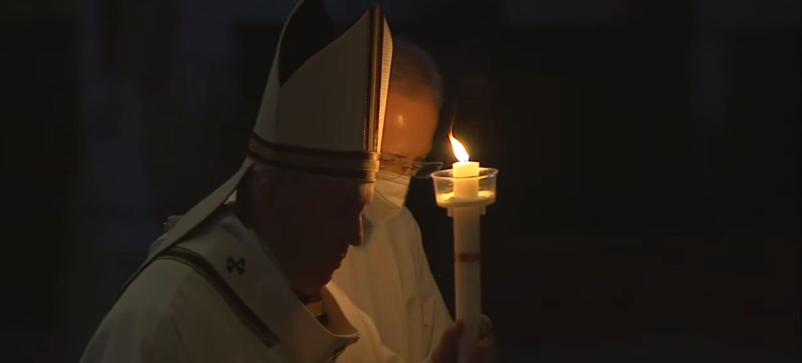 El Papa en las candelas