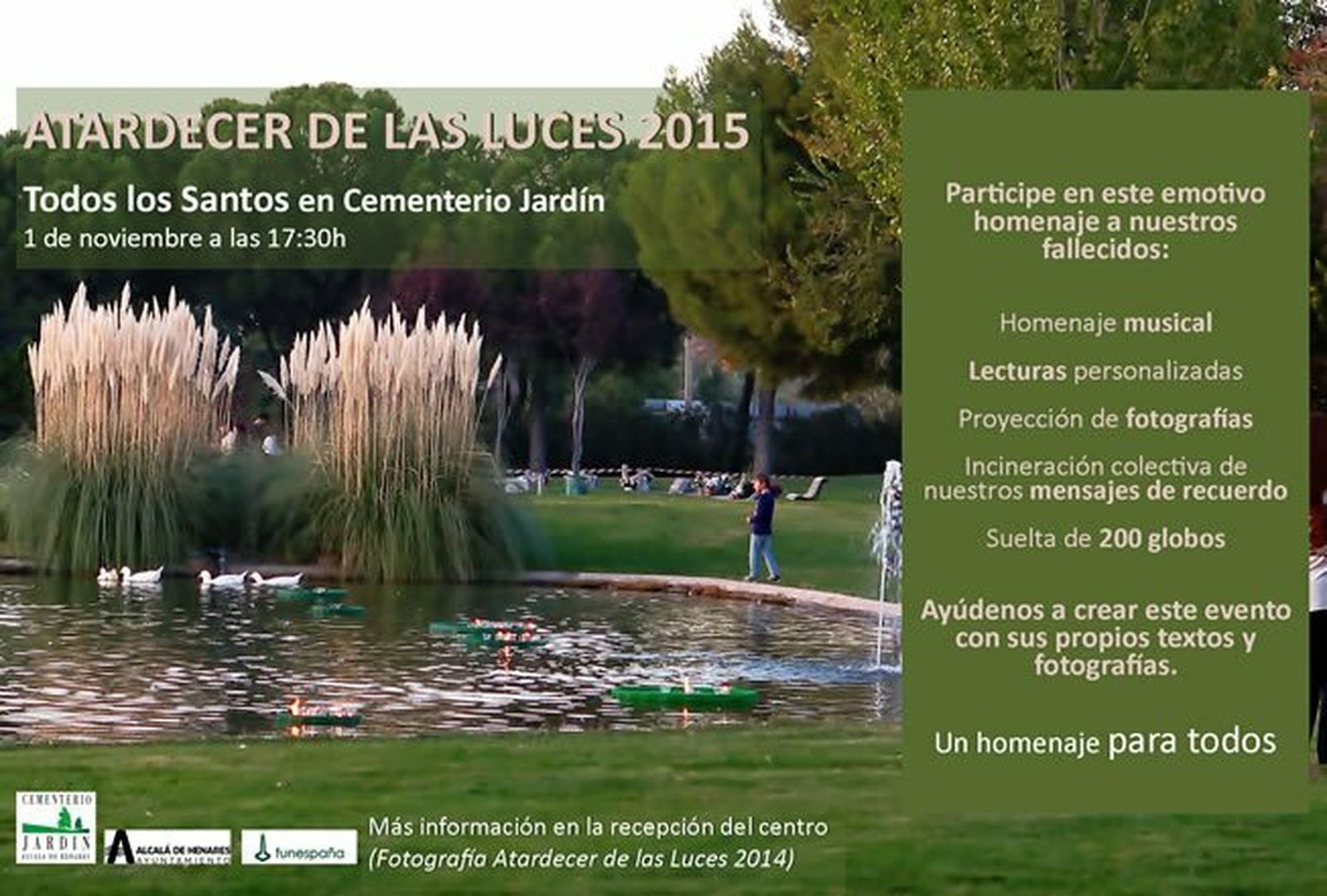 Atardecer de las luces en Alcalá