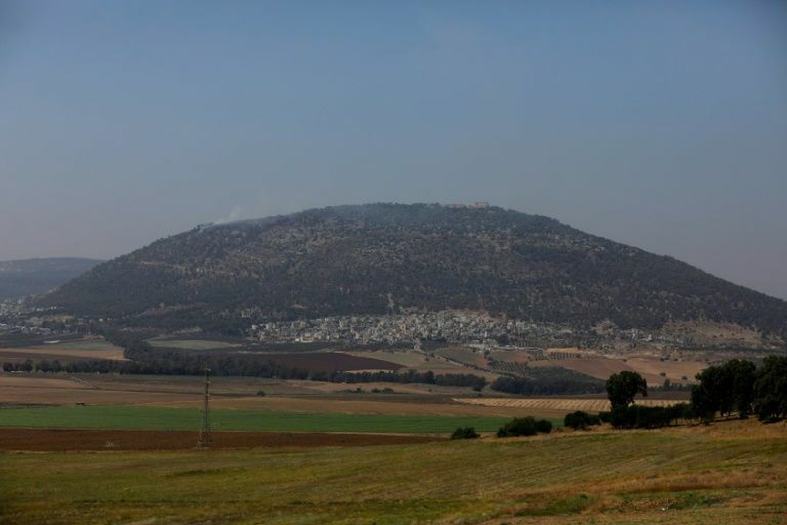 Monte Tabor humeando