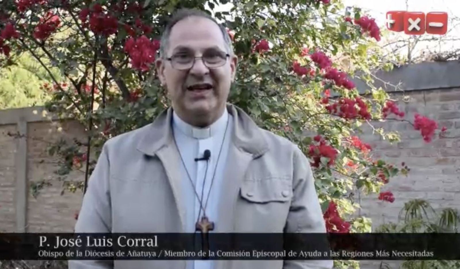 José Luis Corral SVD, obispo de Añatuya y responsable de la Colecta Nacional