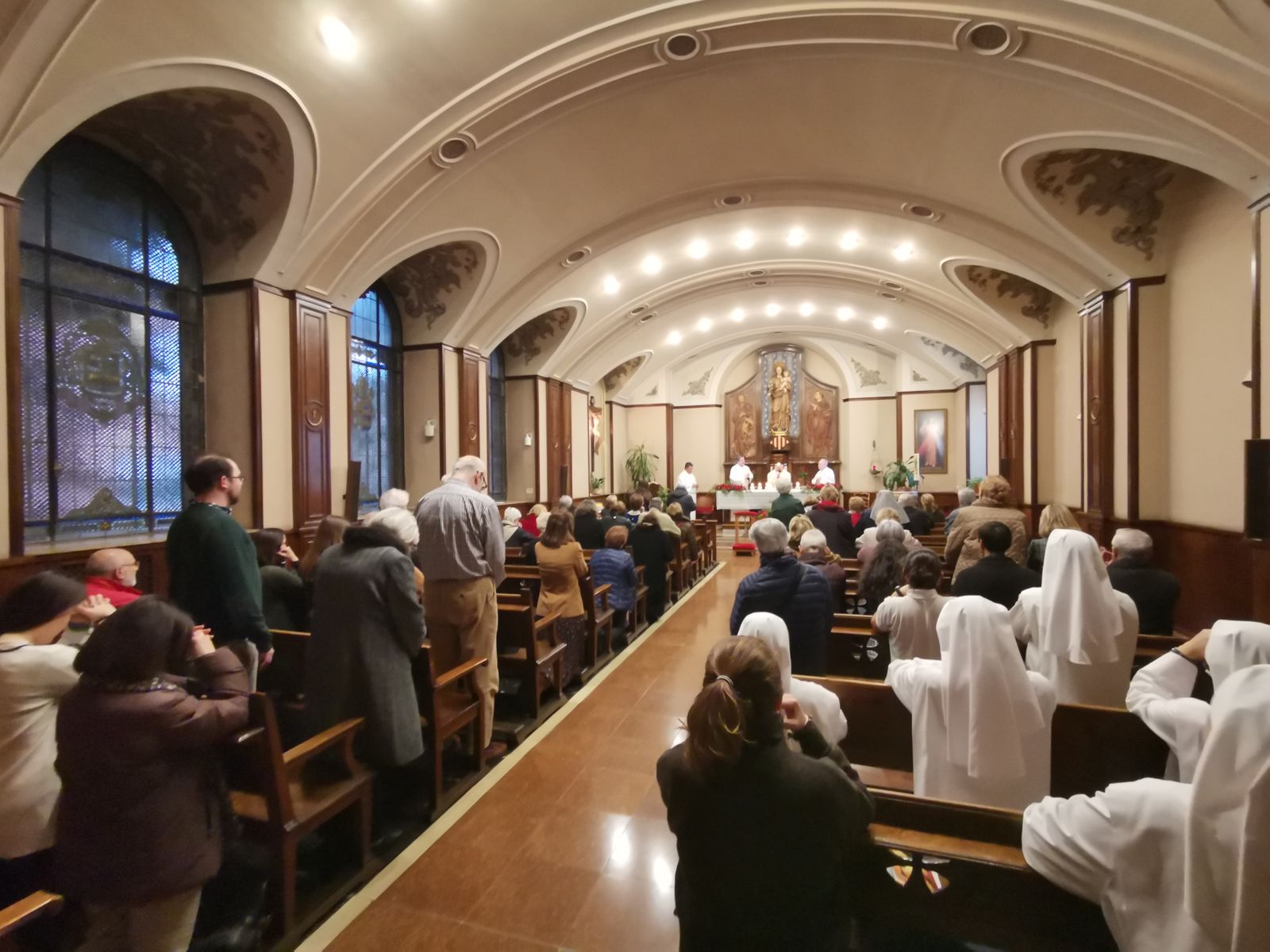 Acto de desagravio por la profanación de la capilla del Hospital Clínico Universitario