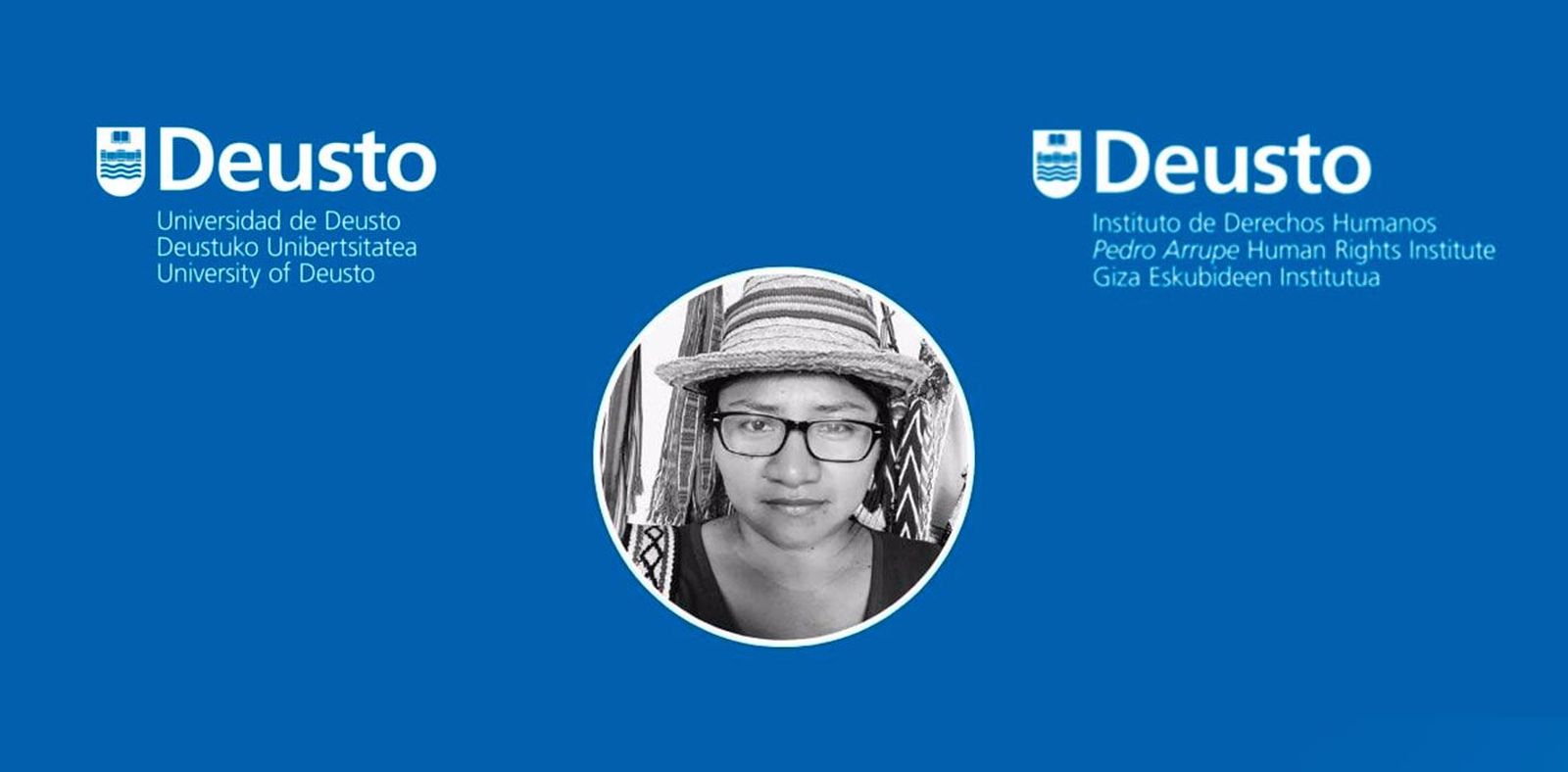 La líder indígena Cristina Bautista