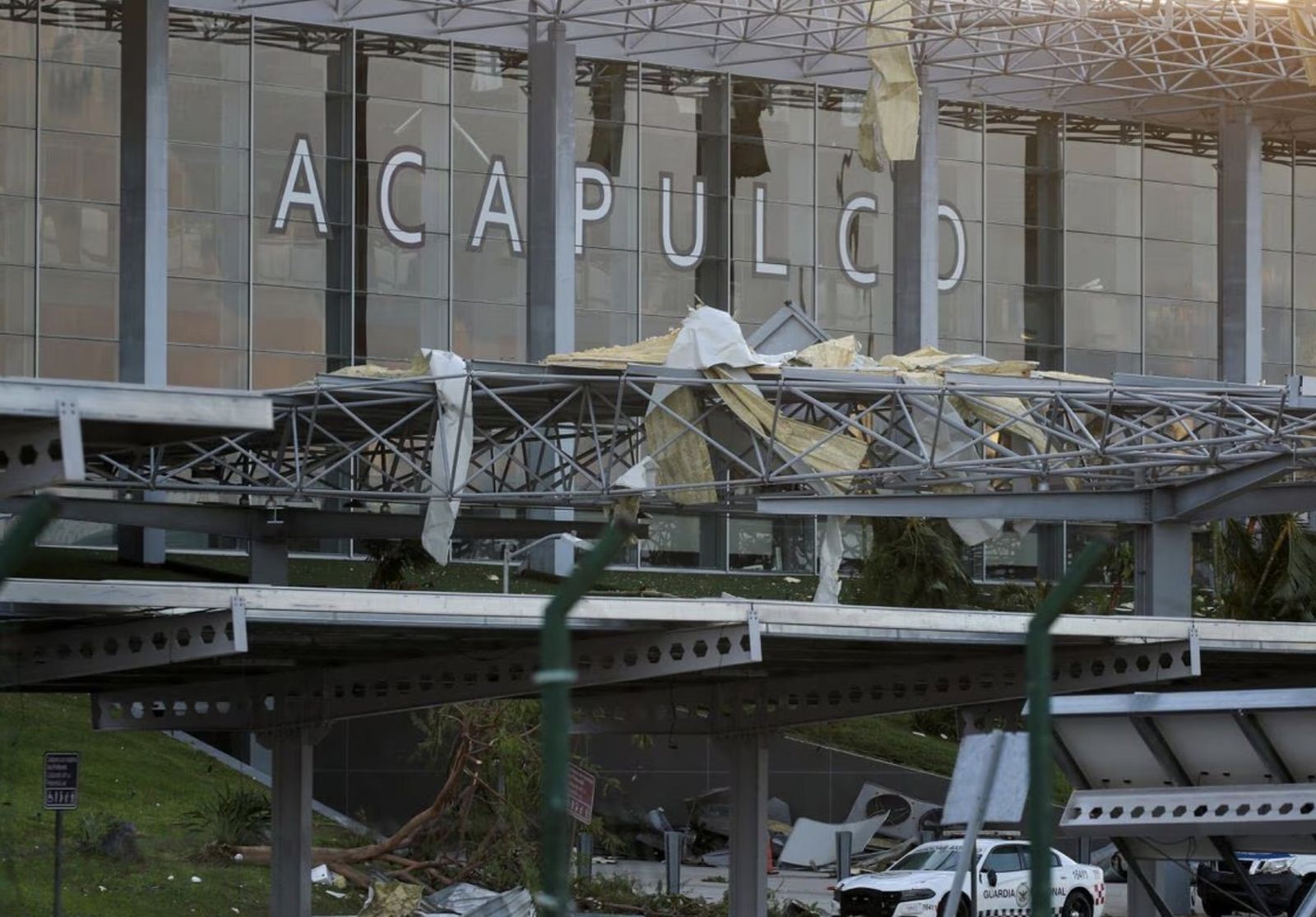 El huracán Otis en Acapulco