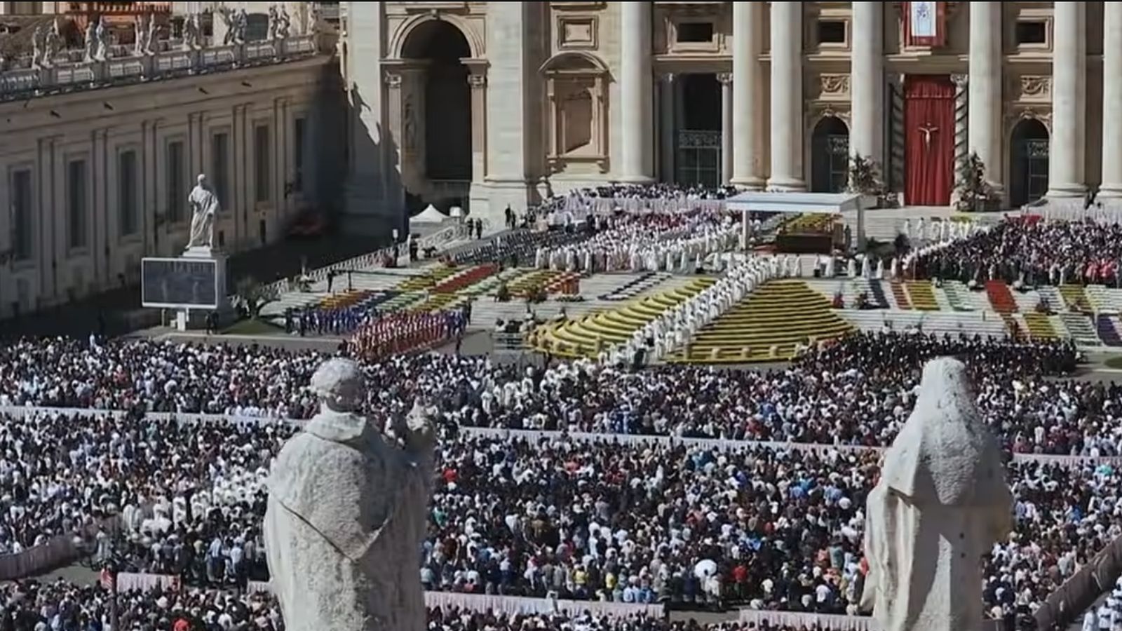 Celebración en San Pedro, en el Vaticano