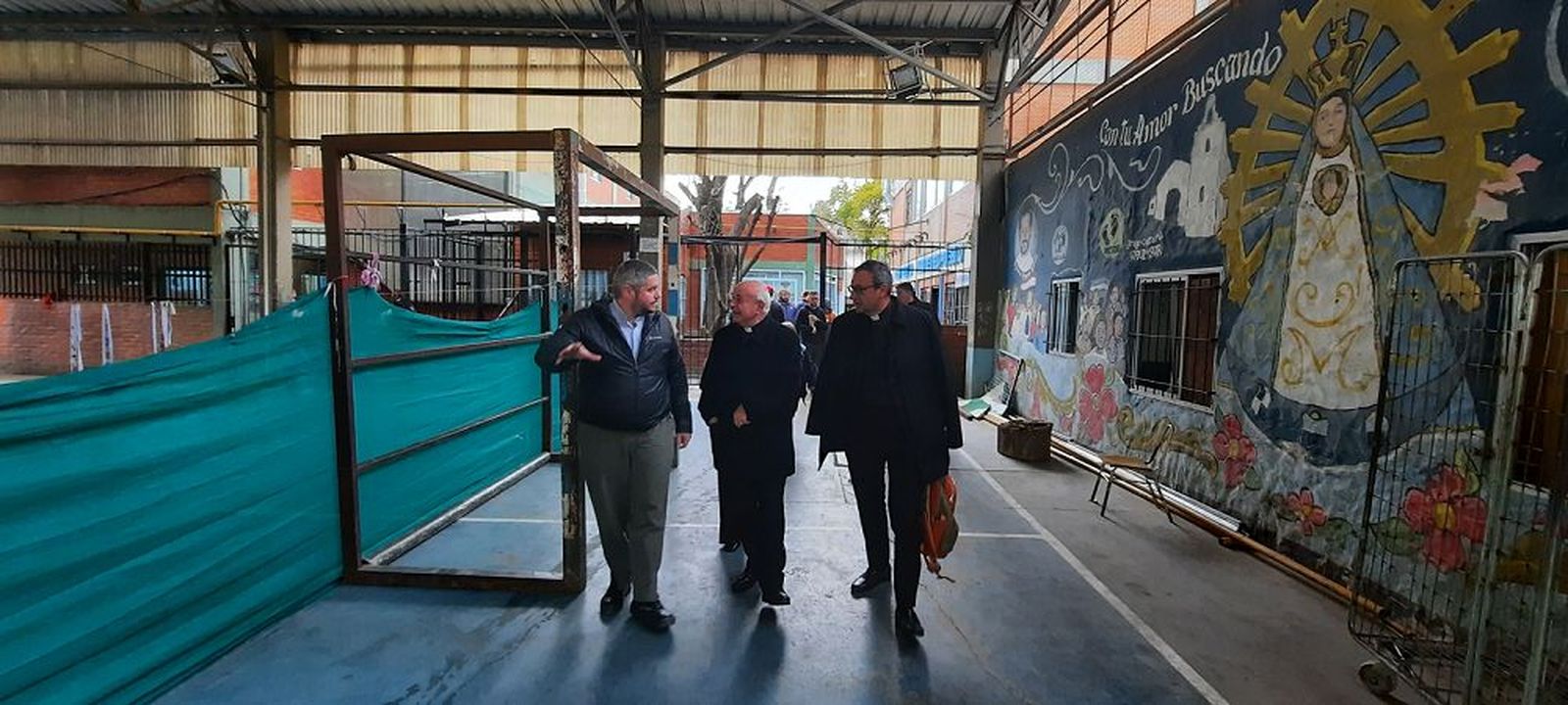 Paglia visita los Hogares de Cristo en Buenos Aires