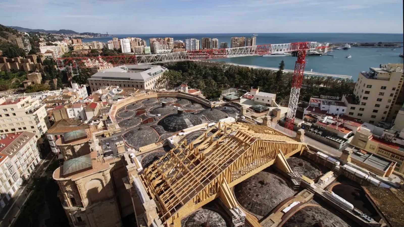 Obras en la catedral de malaga