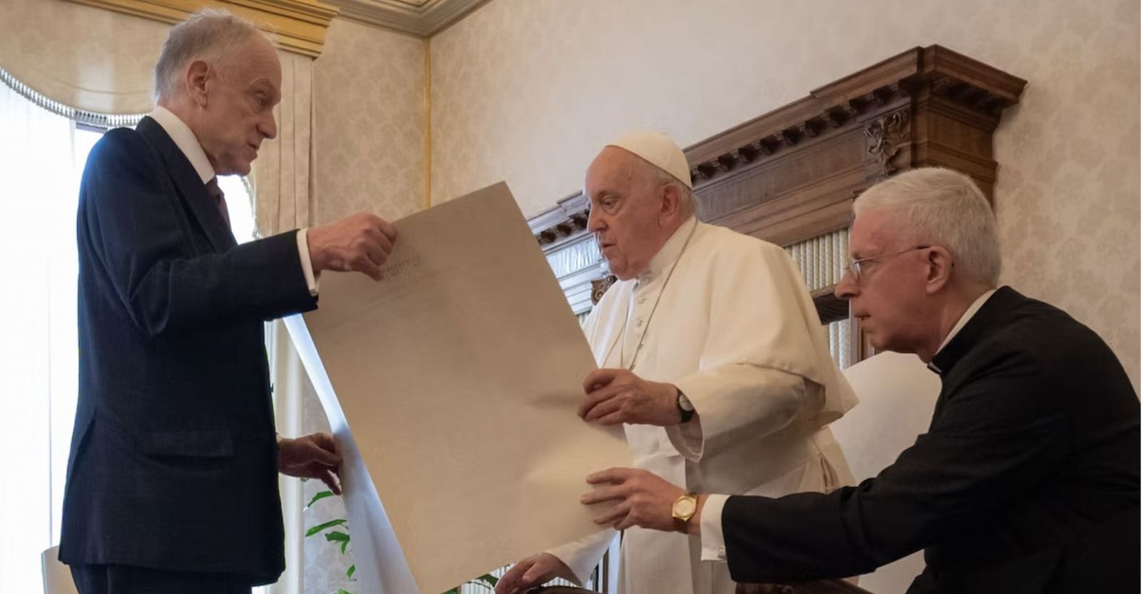 El Papa, con el Congreso Mundial Judío