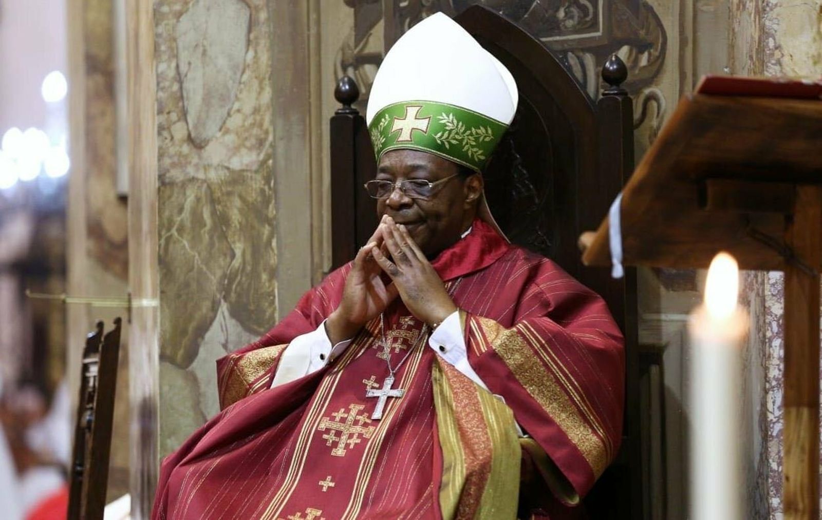 El fallecido nuncio en Argentina, León Kalenga