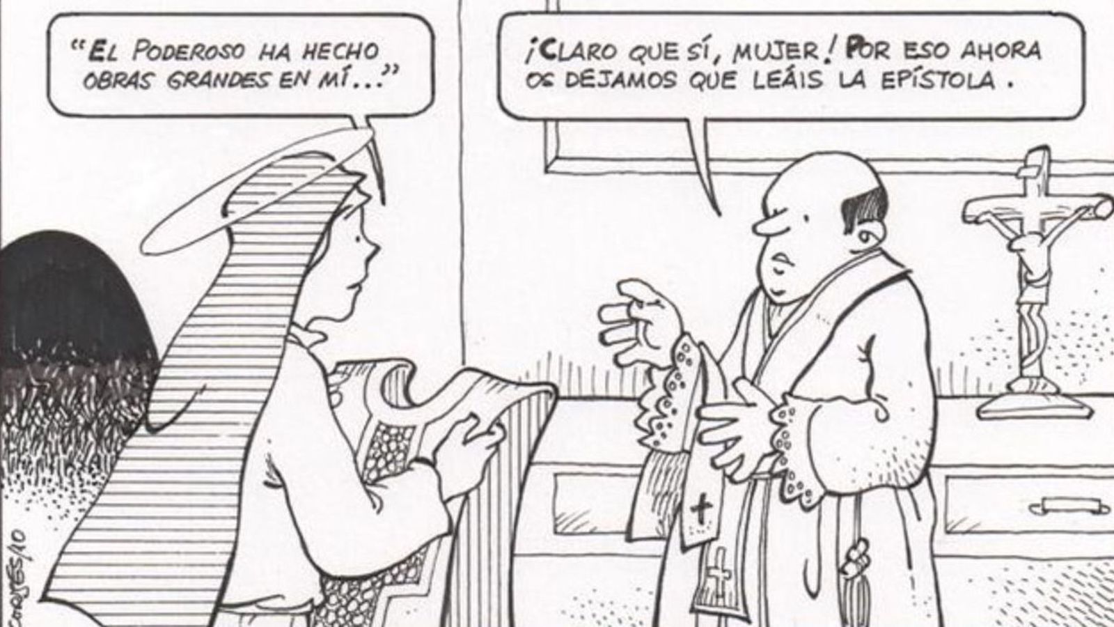 Mujer en la Iglesia