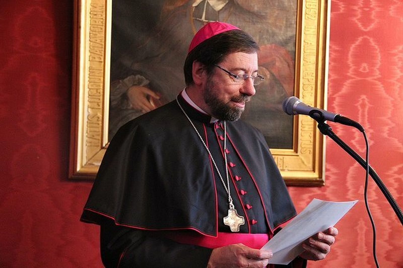 El obispo de Lieja, Jean-Pierre Delville