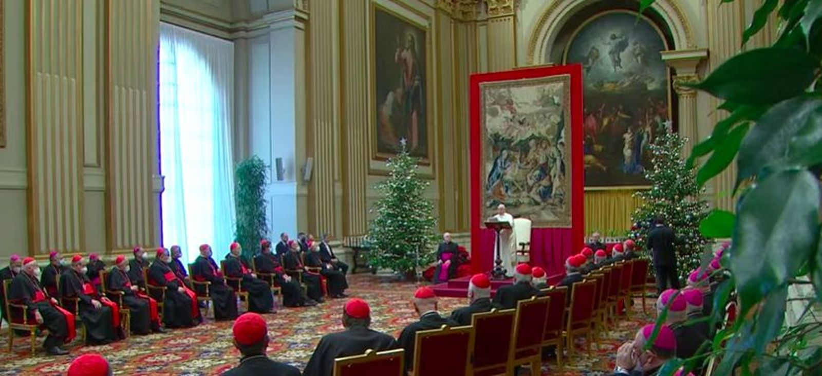 Tradicional discurso del Papa a la Curia