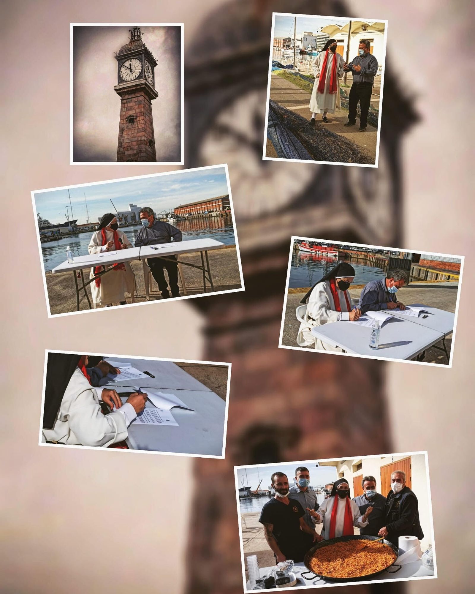 Solidaridad en la Barceloneta