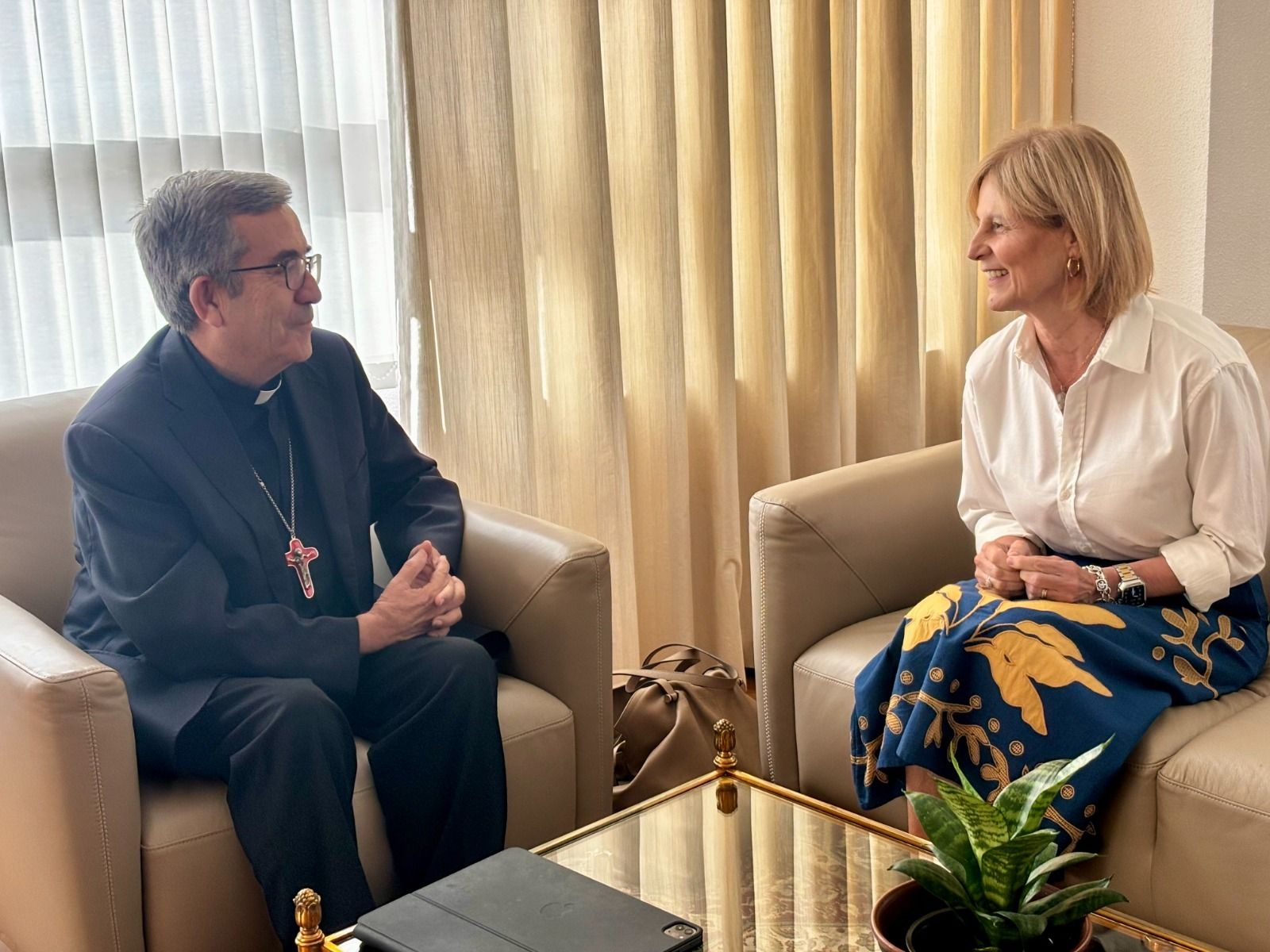 Argüello, con María José García-Pelayo