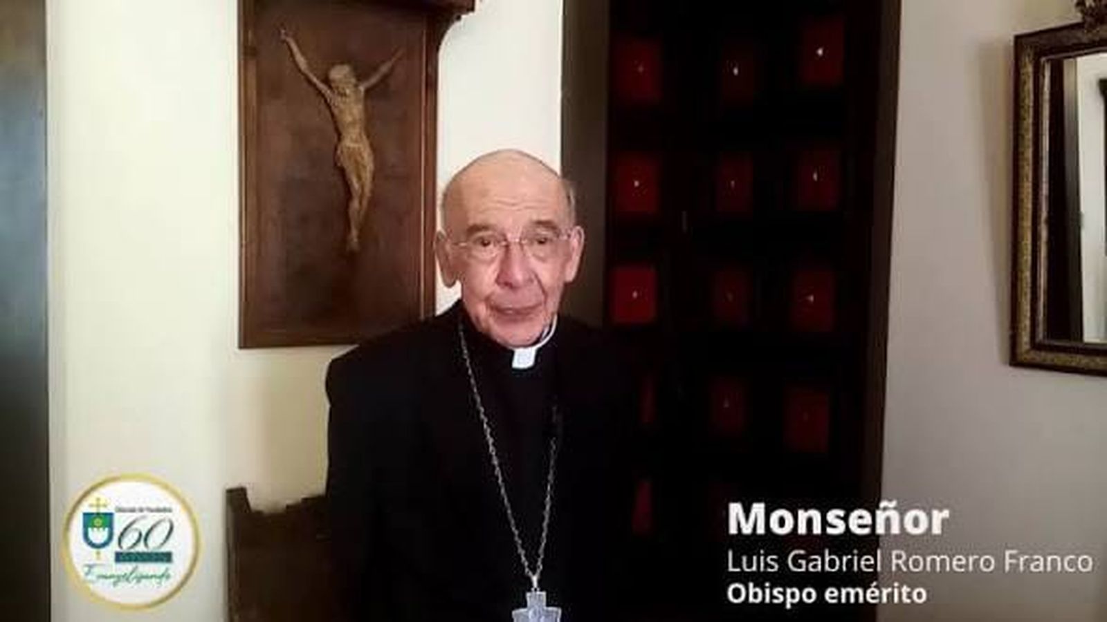 monseñor Gabriel Romero obispo emérito de Facatativá