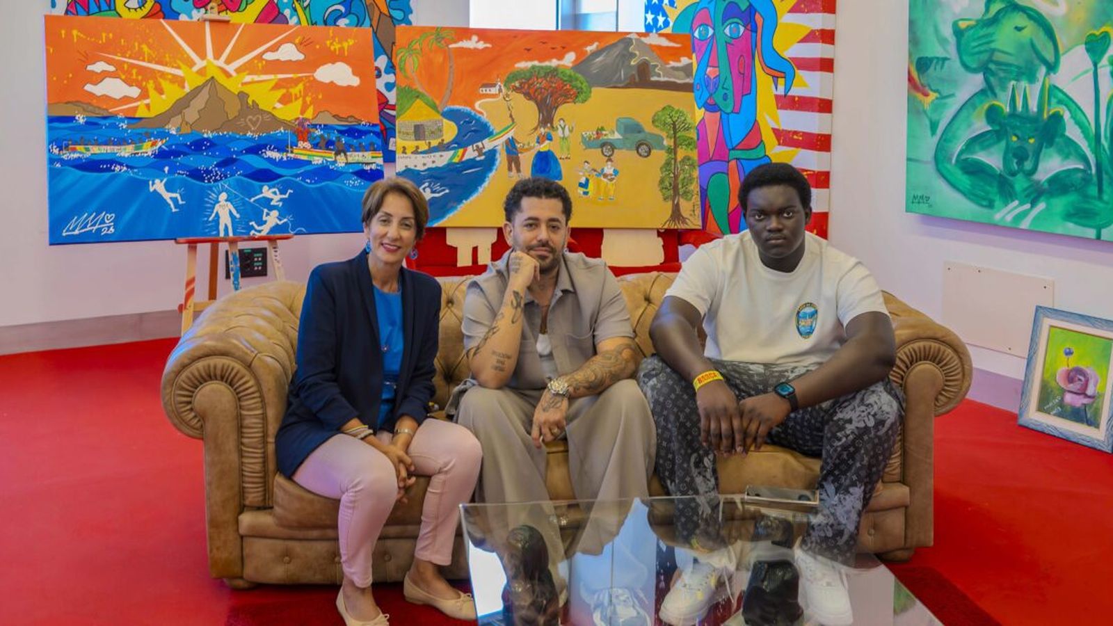 Onalia Bueno, Marcelo-Mellino y Mbaye-Diengo