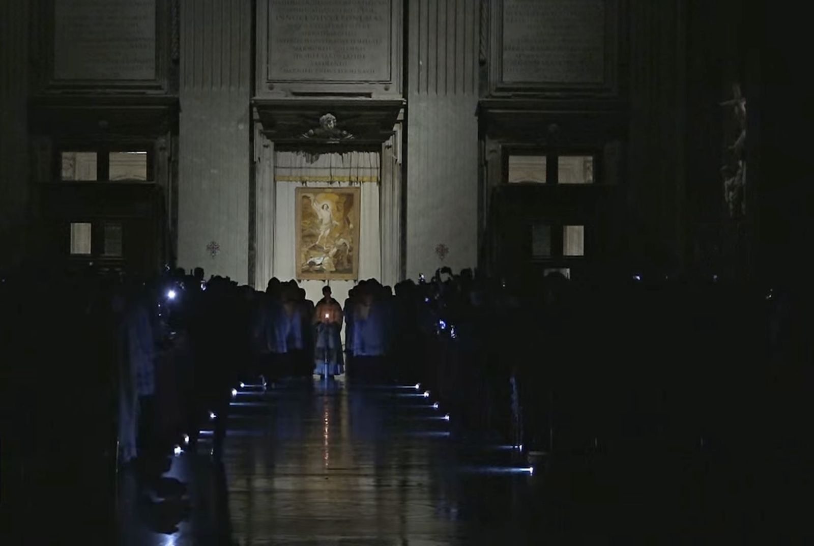 Procesión del cirio pascual