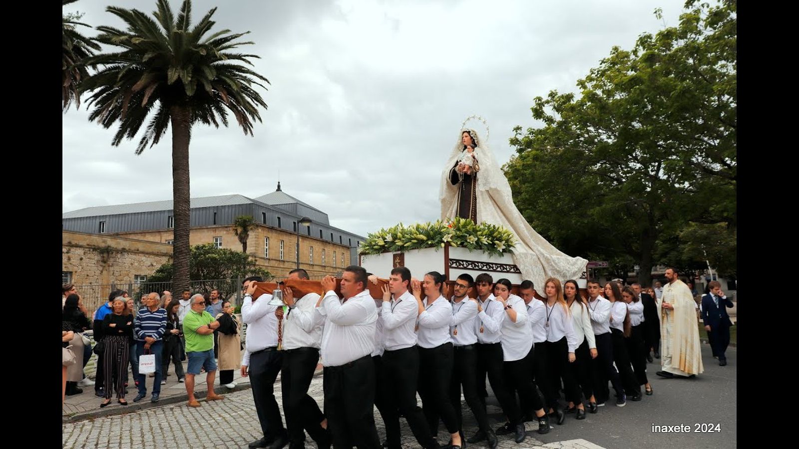 Procesion Virgen del Carmen en Ferrol. Captura