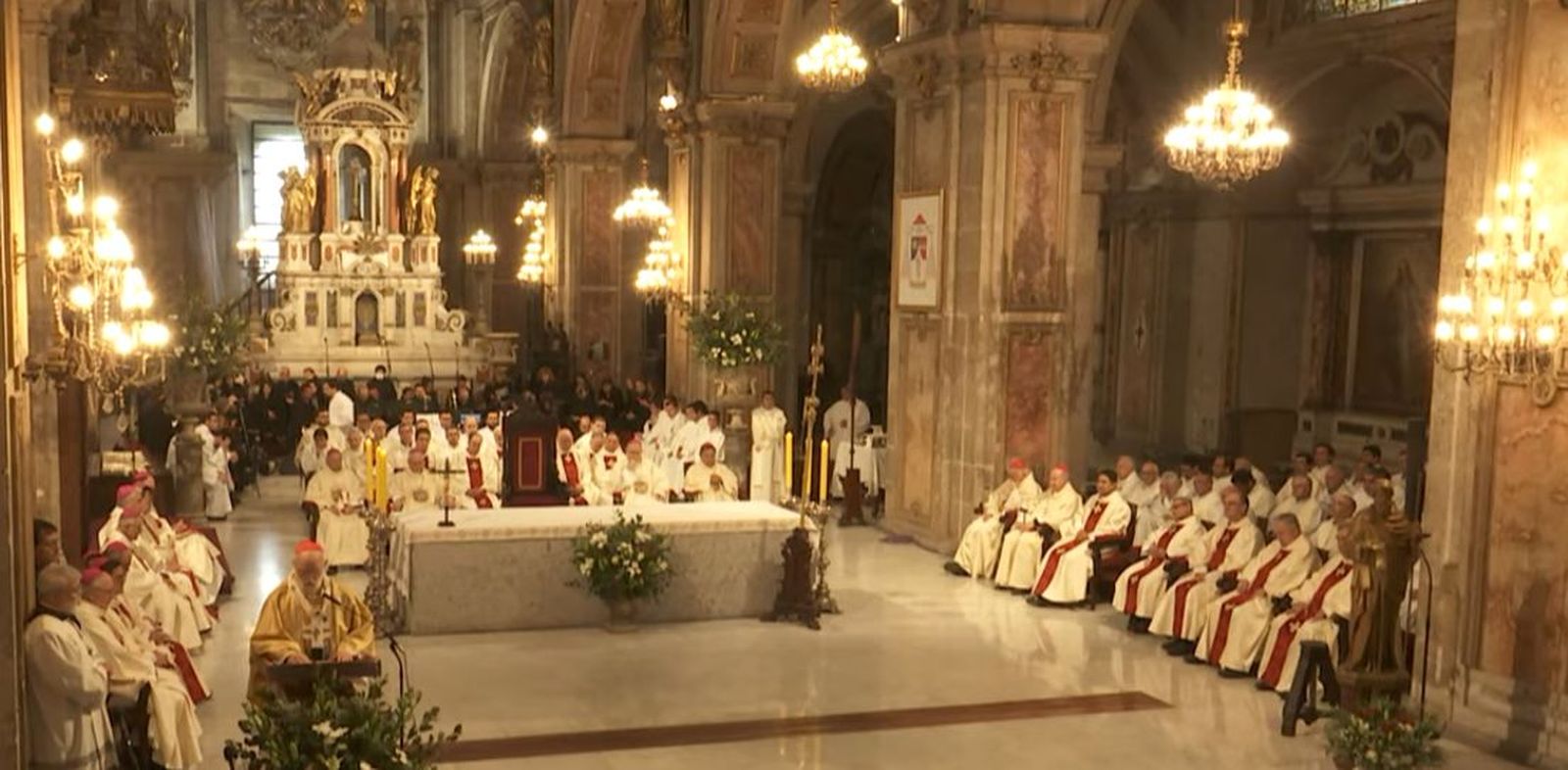 Eucaristía de despedida del cardenal Aós en la Catedral Metropolitana, el sábado 18 de noviembre de 2023