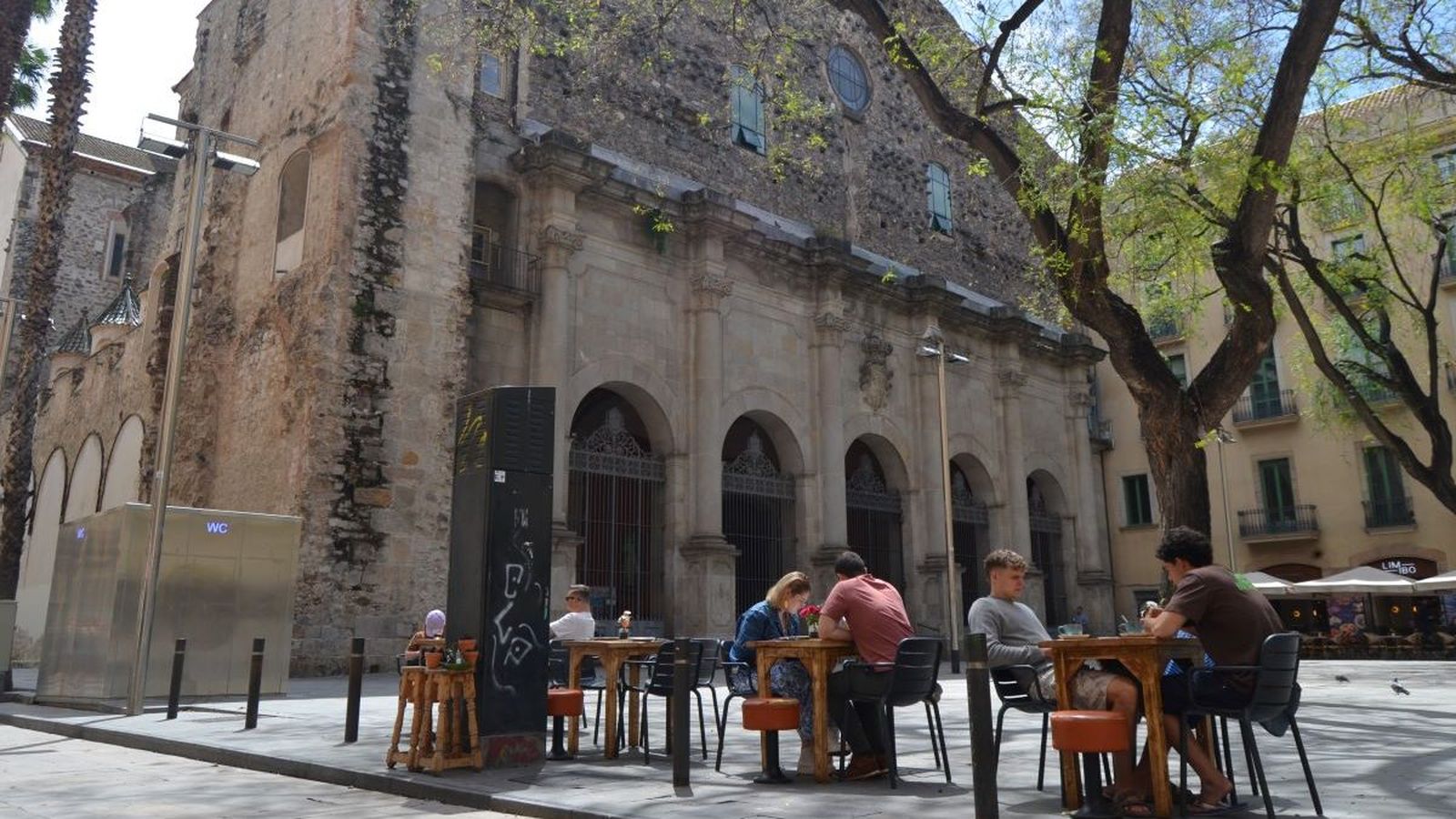 Parroquia de Sant Agustí, en el barrio del Raval.