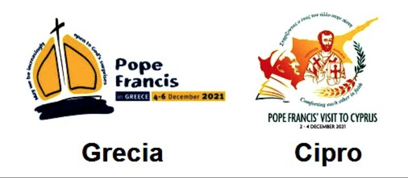 Papa, a Grecia y Chipre