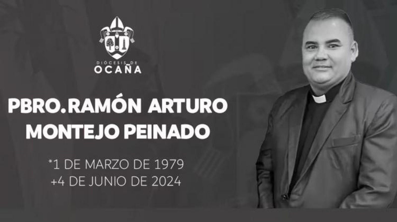 Esquela del padre Ramón Arturo Montejo