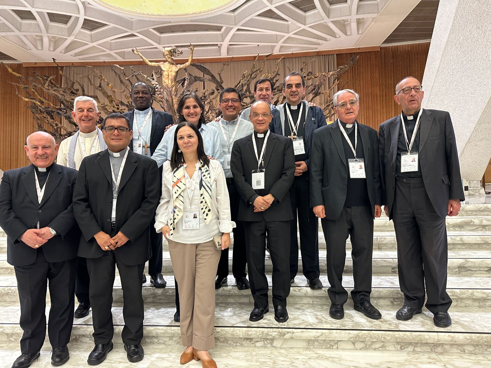 Vicente Jiménez, con los miembros del círculo menor