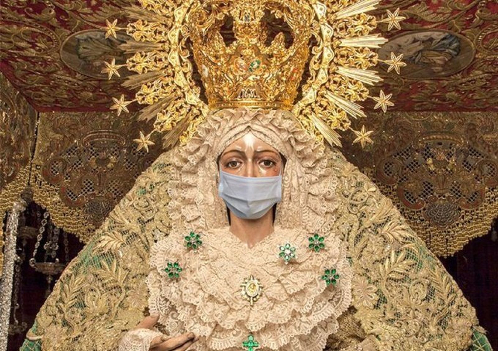 La Virgen del Coronavirus