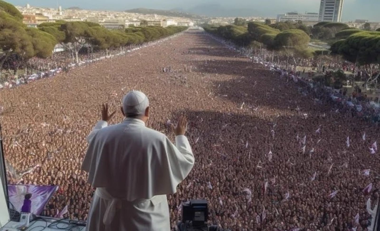 La imagen 'fake' del Papa en Portugal