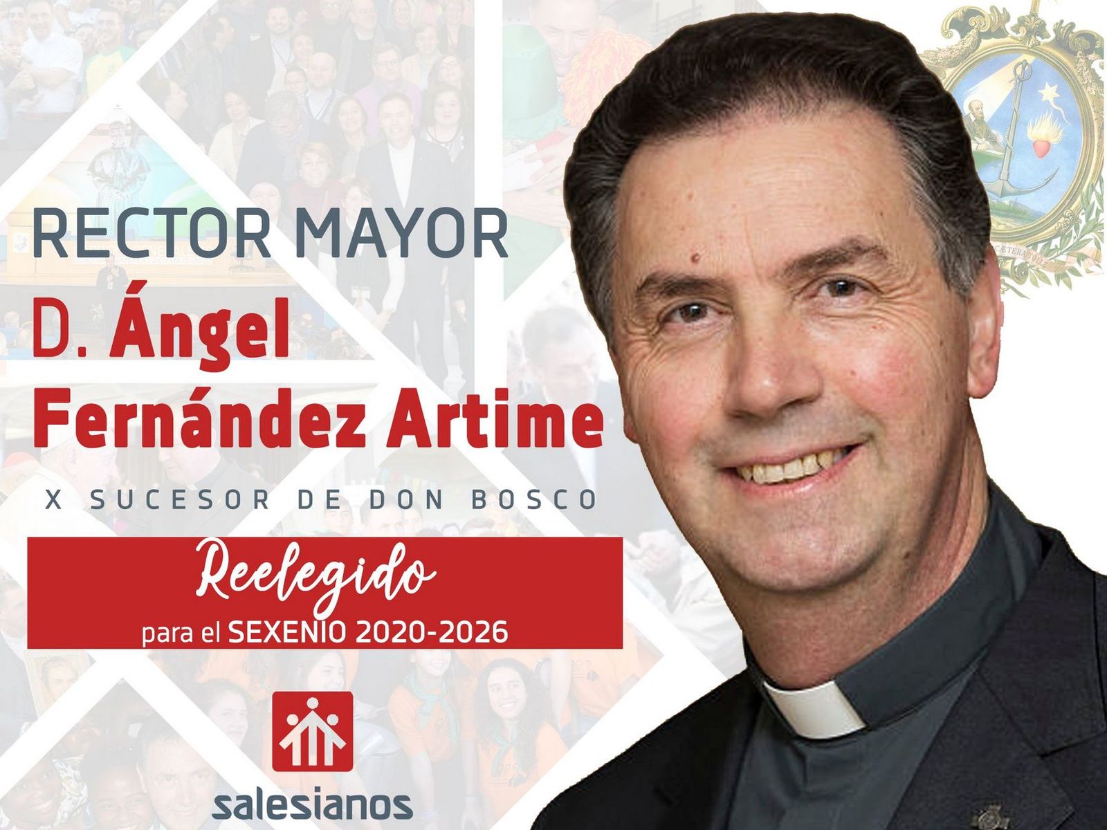 Artime, reelegido rector mayor de los salesianos