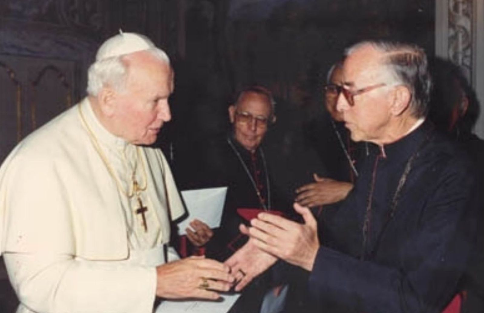 Juan Pablo II y Pedro Casaldàliga