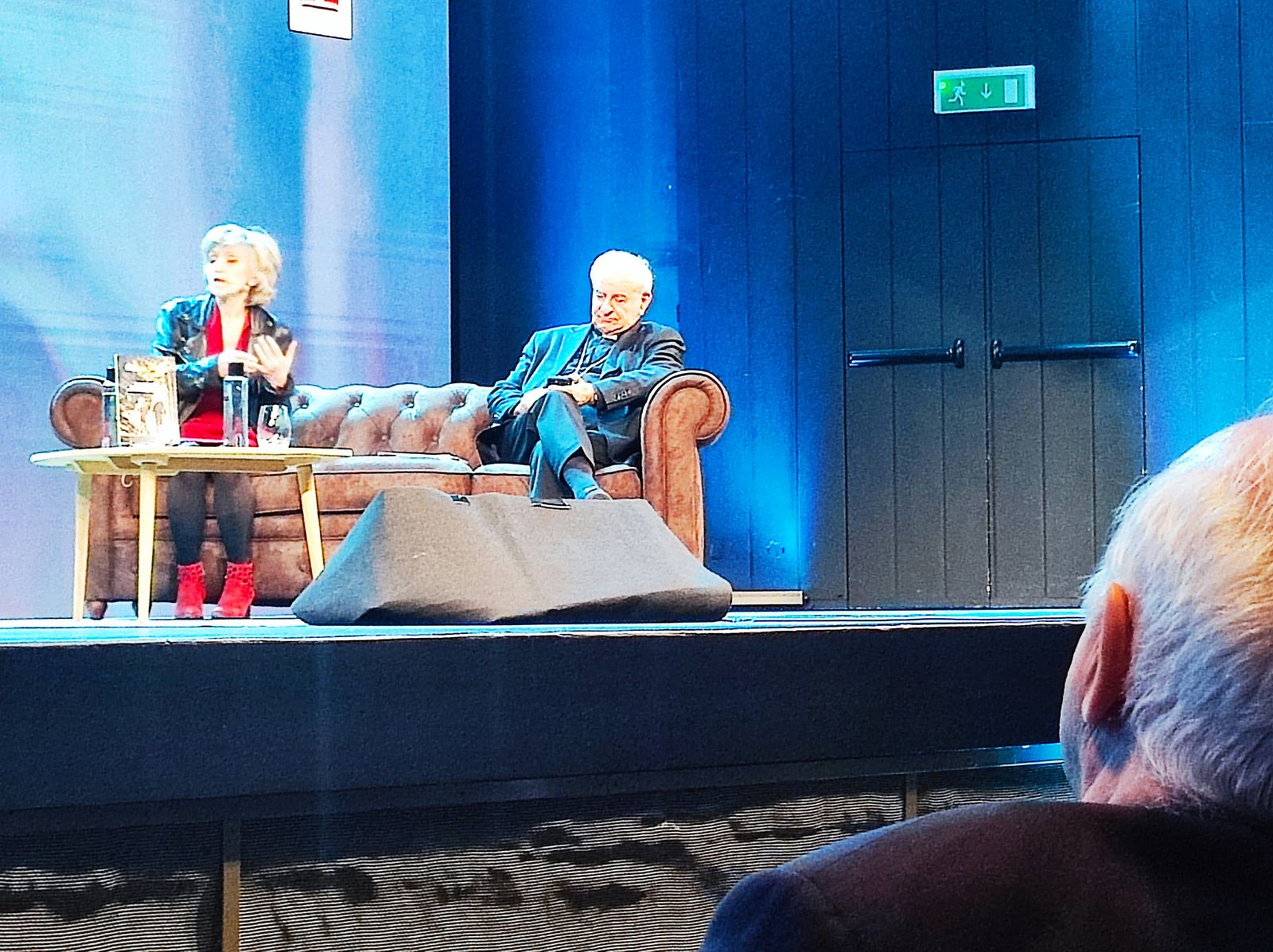 María Luisa Carcedo y Vincenzo Paglia