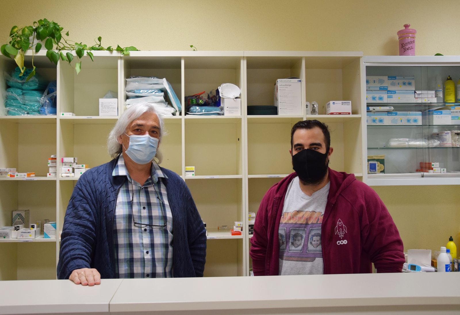 El Coordinador de proyectos, Miguel Ángel López y Alberto