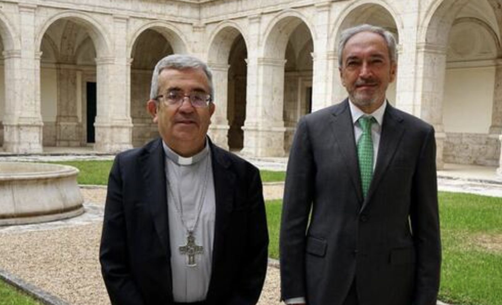 Argüello y el representante de la Junta