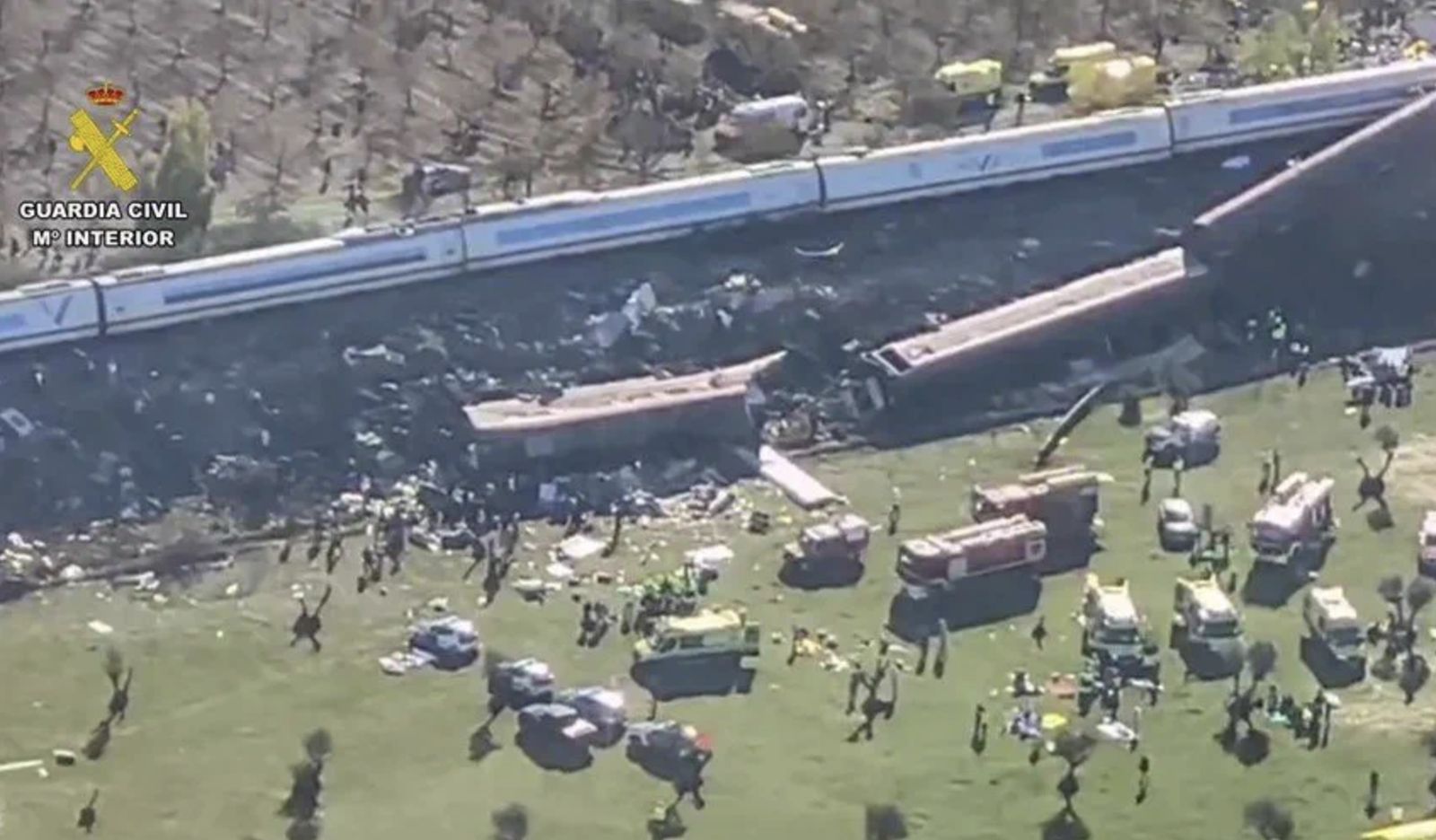 Imágenes desde el aire, tomadas por la Guardia Civil
