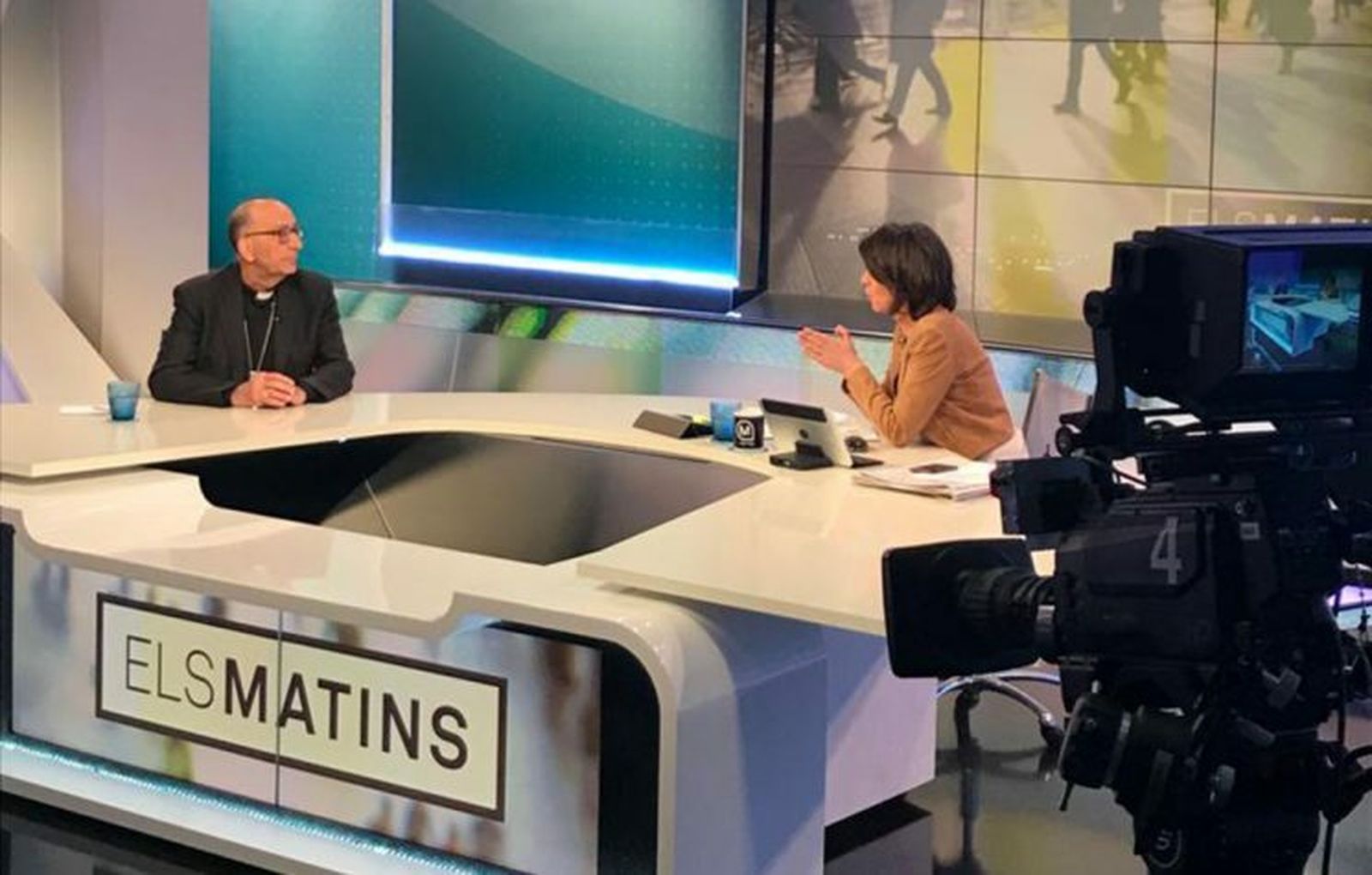 El cardenal Omella, en Els Matins