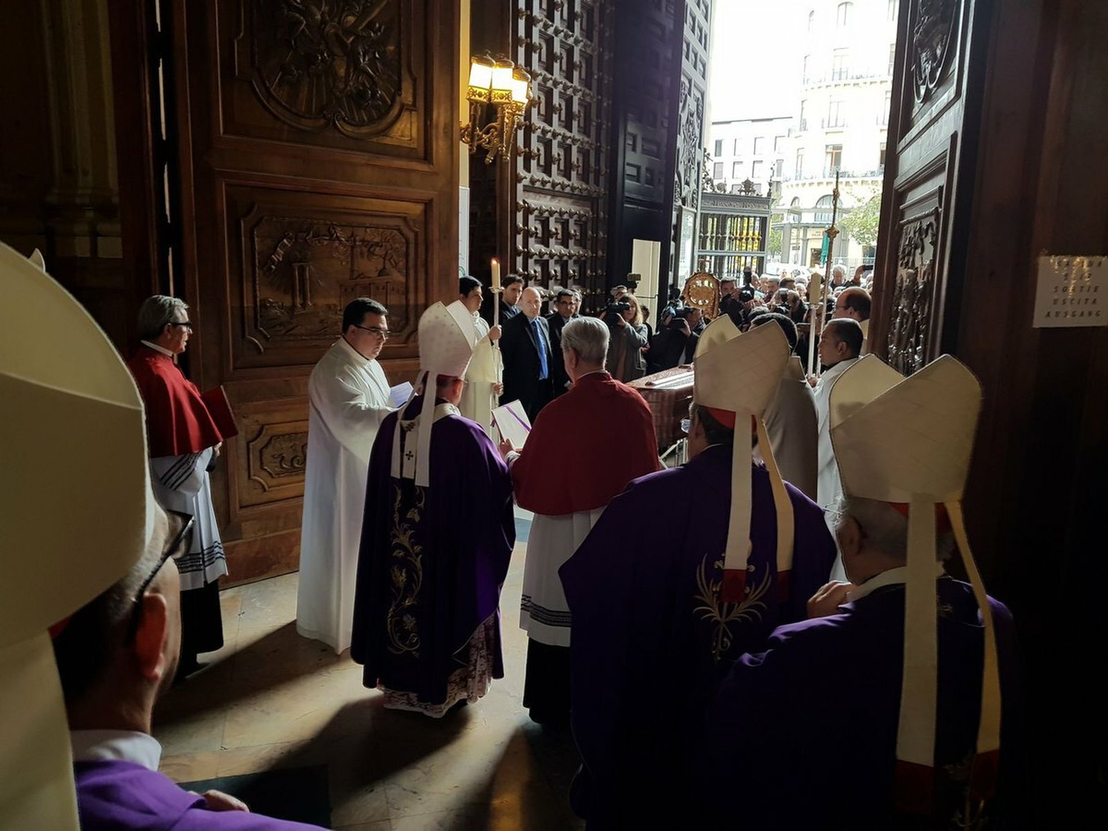 Recepción del cadáver