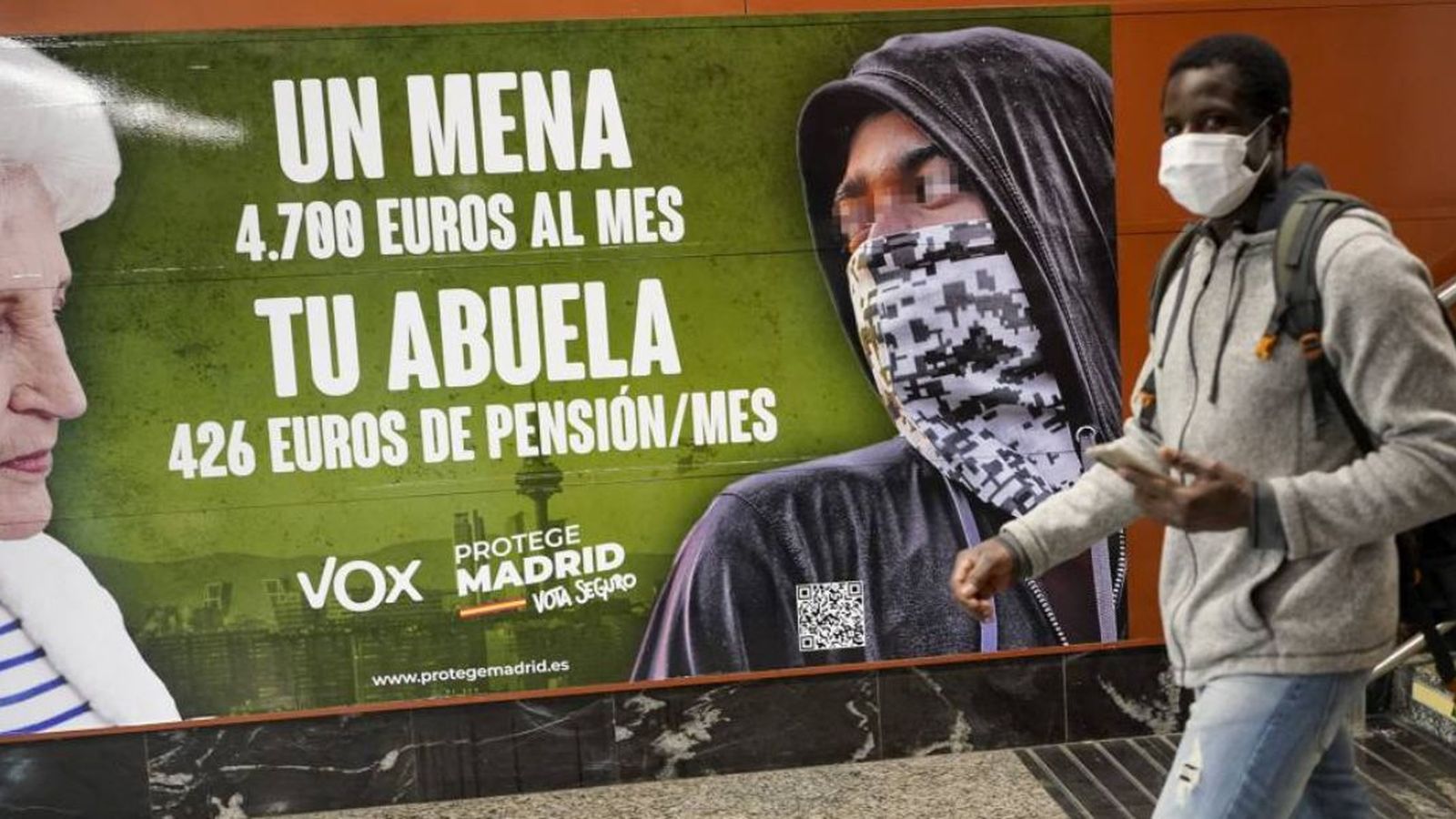 Vox sobre los menas