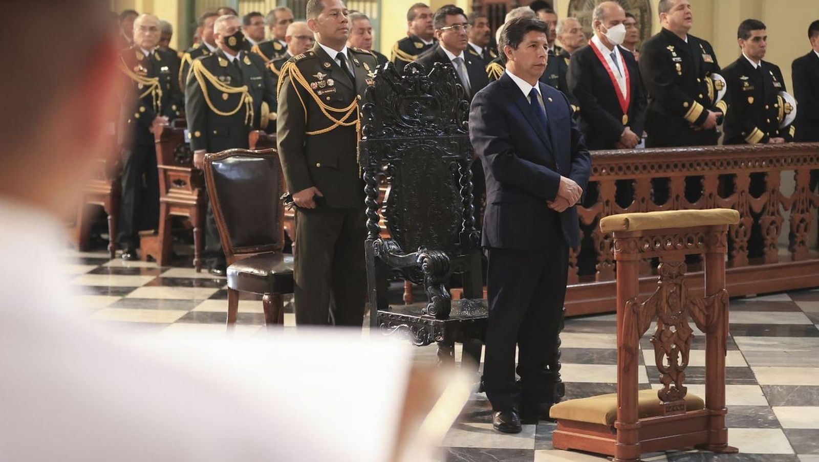 Presidente del Perú, en misa