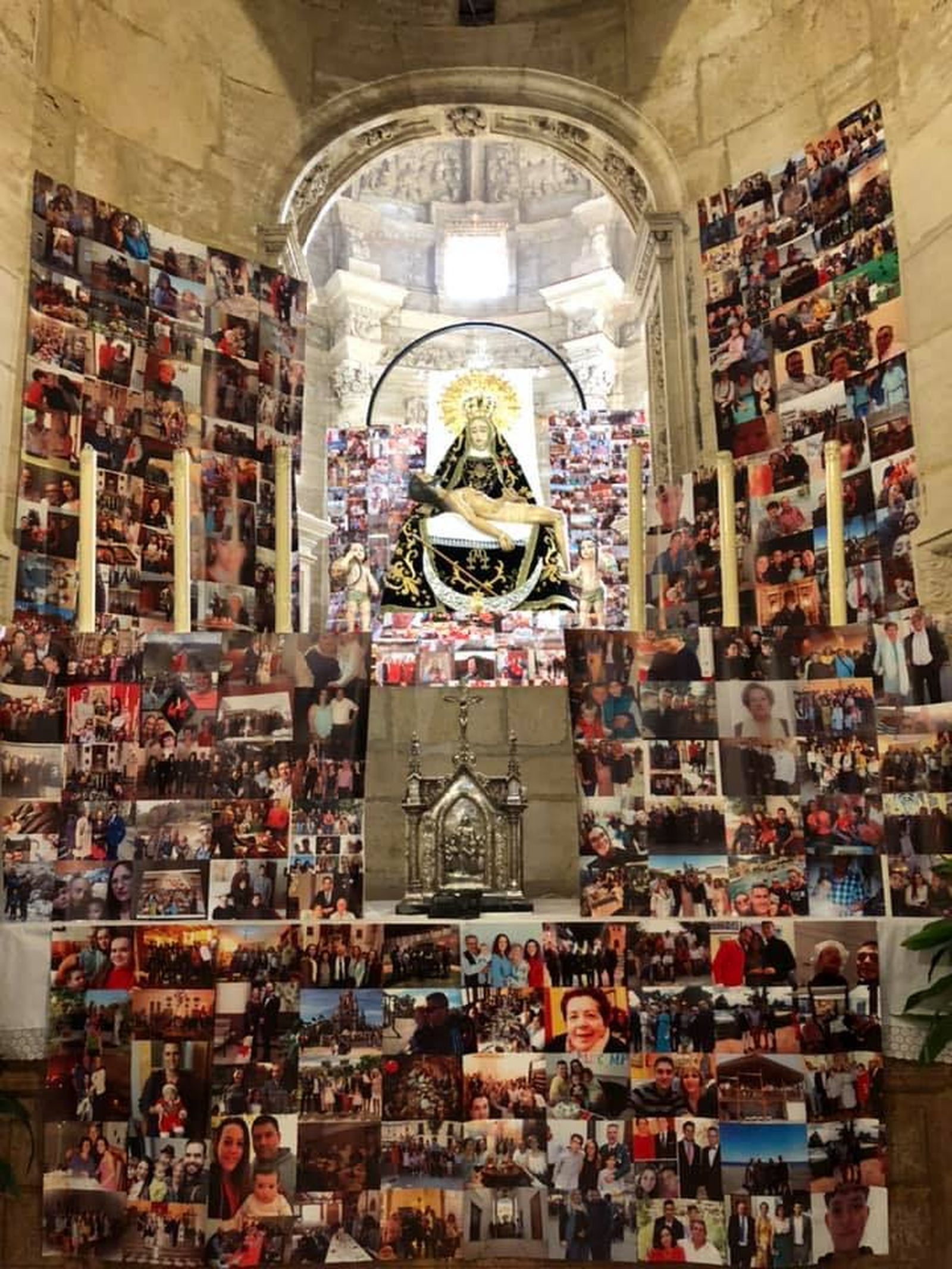 Altar Virgen de las Angustias. Alhama de Granada