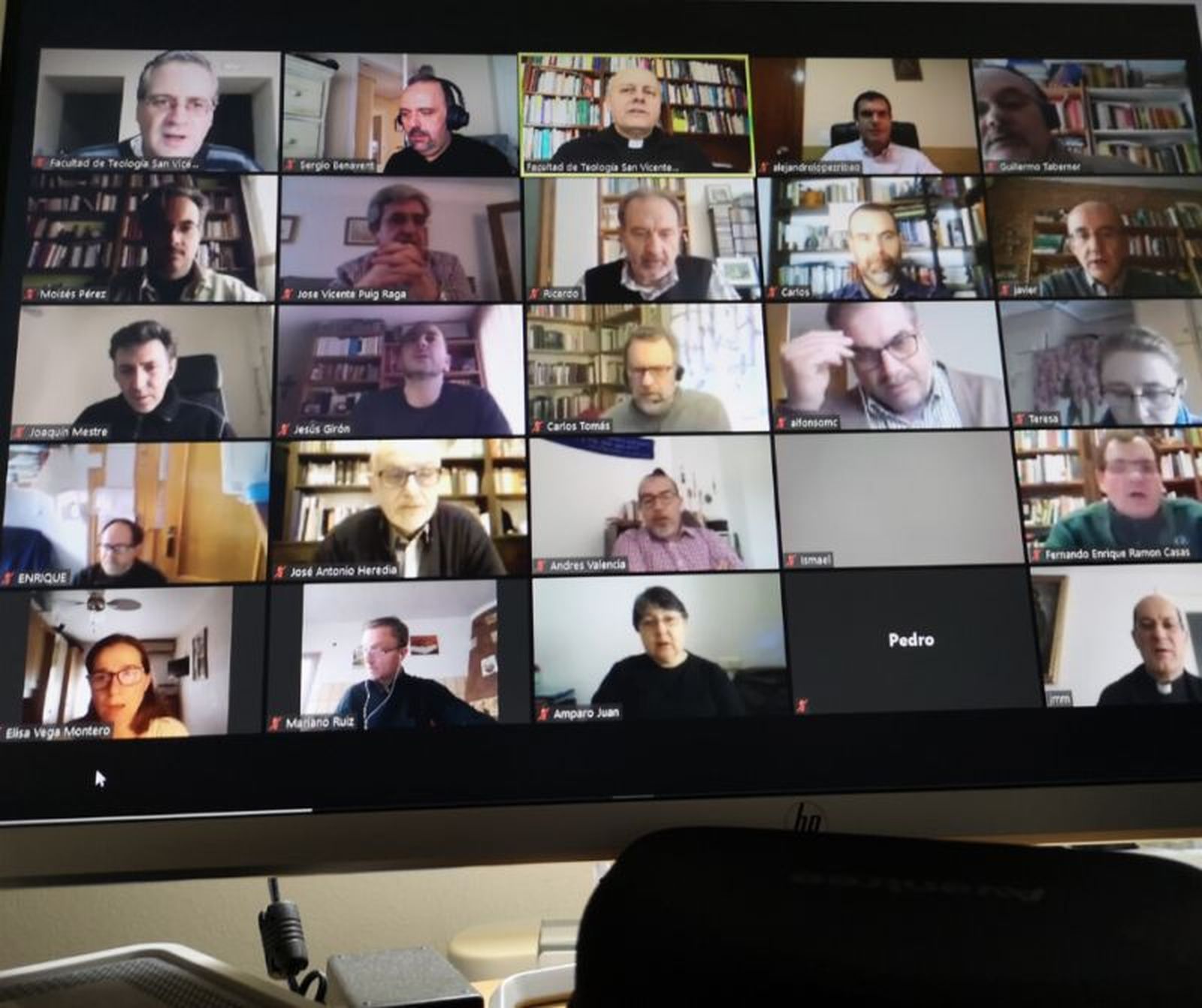 Docentes telemáticos en la Facultad de Teología valenciana