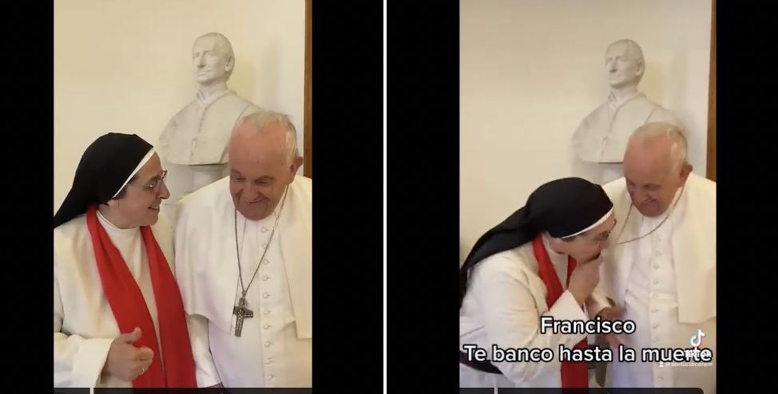 "Este es un Papa como Dios manda", le dice sor Lucía
