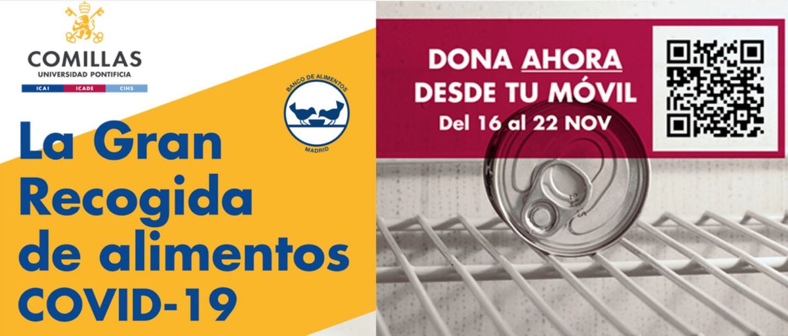 Recogida de alimentos Reto Comillas