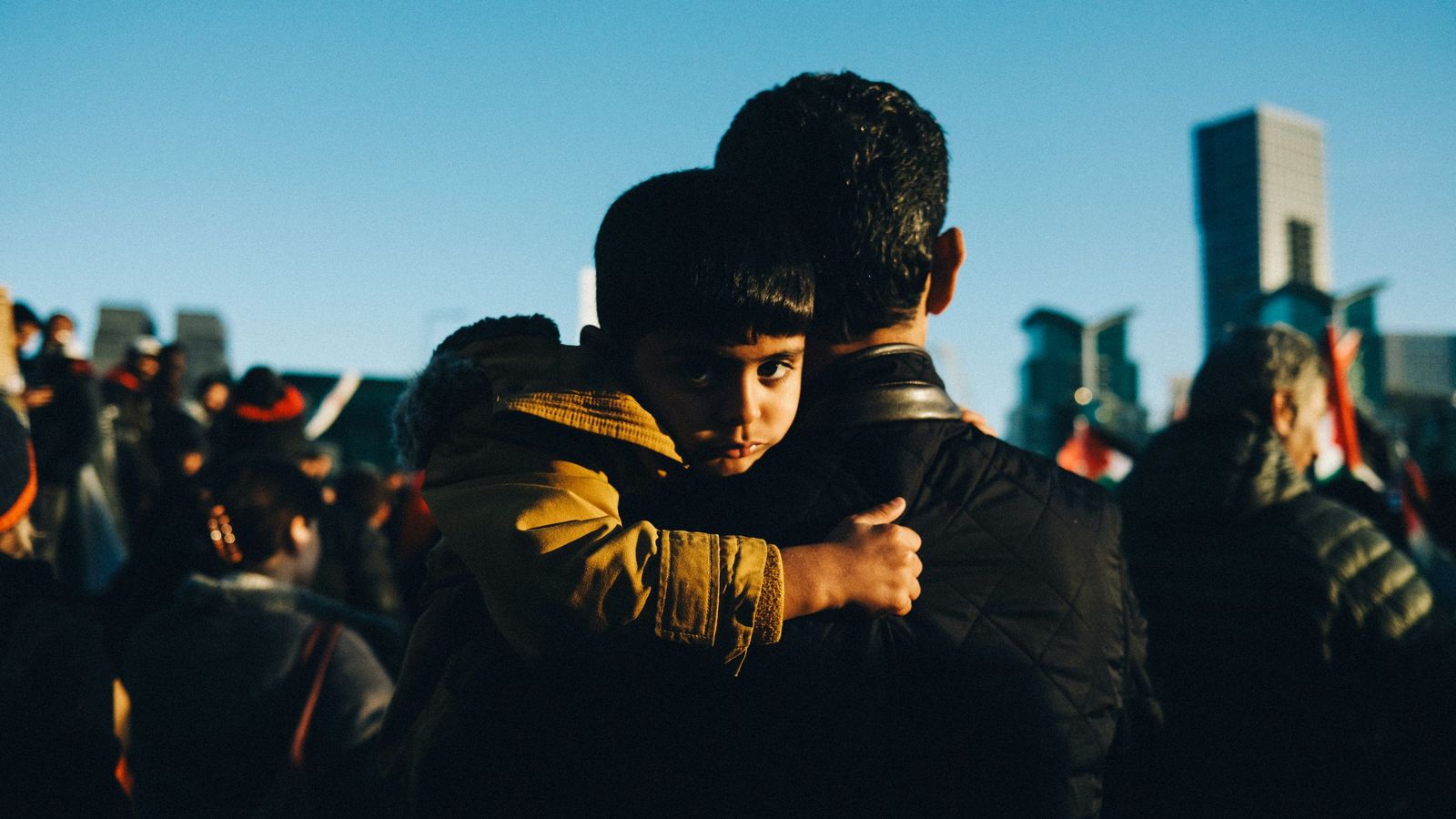 Una familia de migrantes