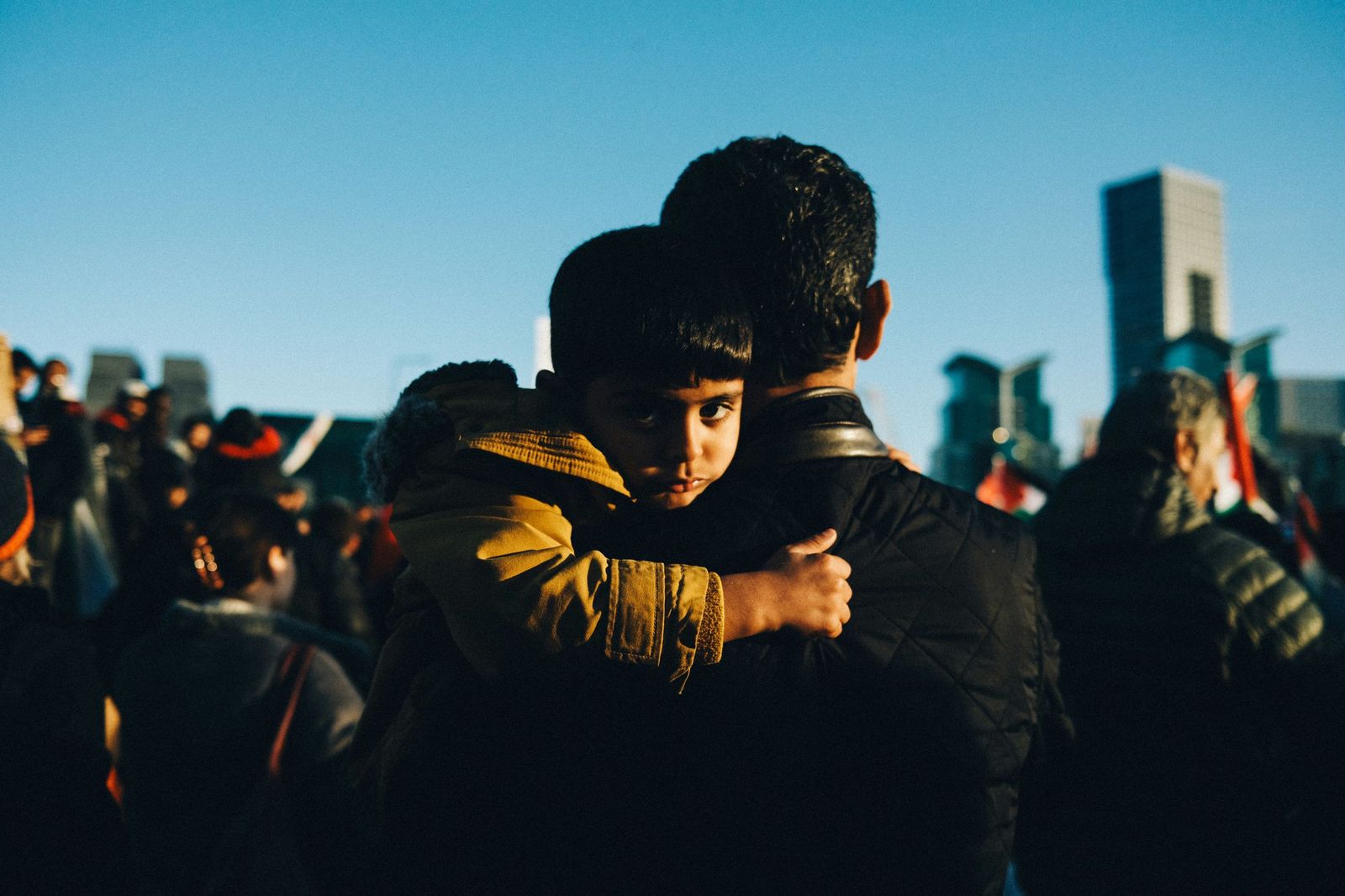 Una familia de migrantes