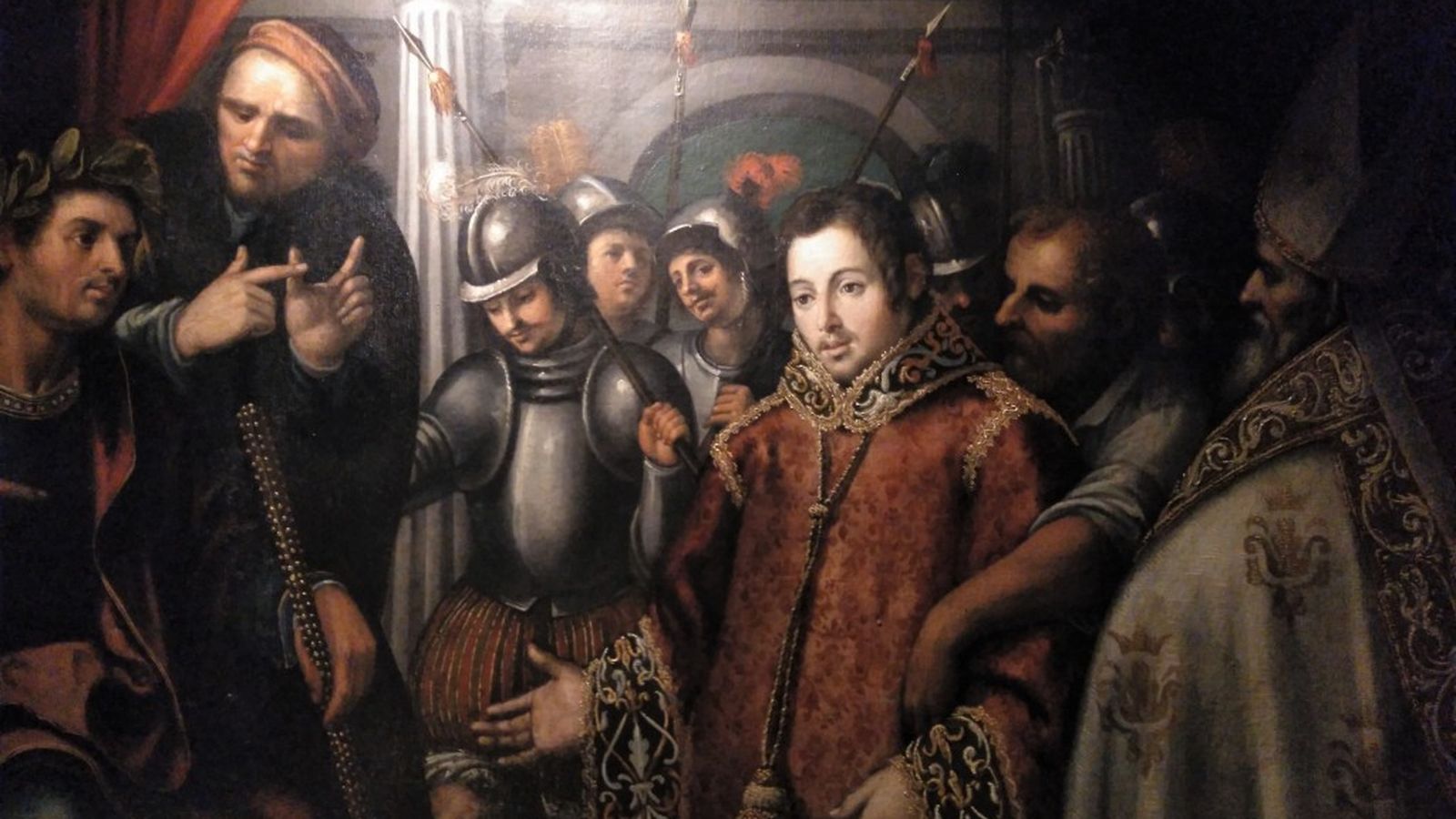 San Vicente antes del martirio