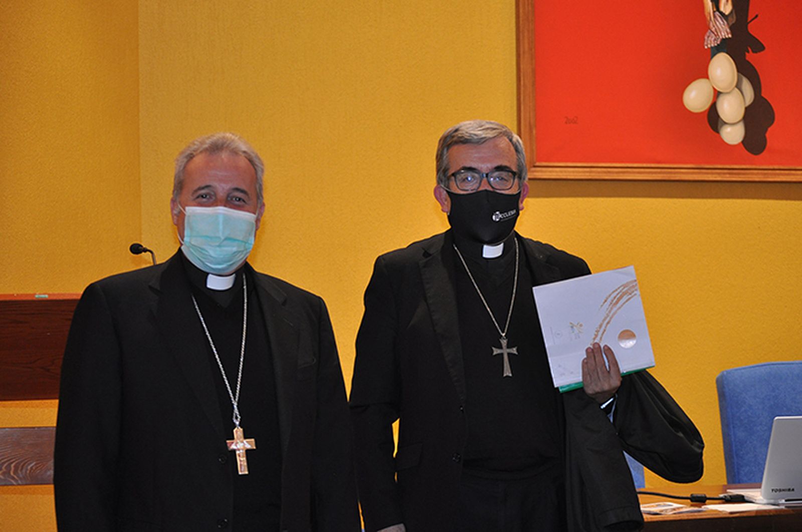 Monseñores Agüello e Iceta