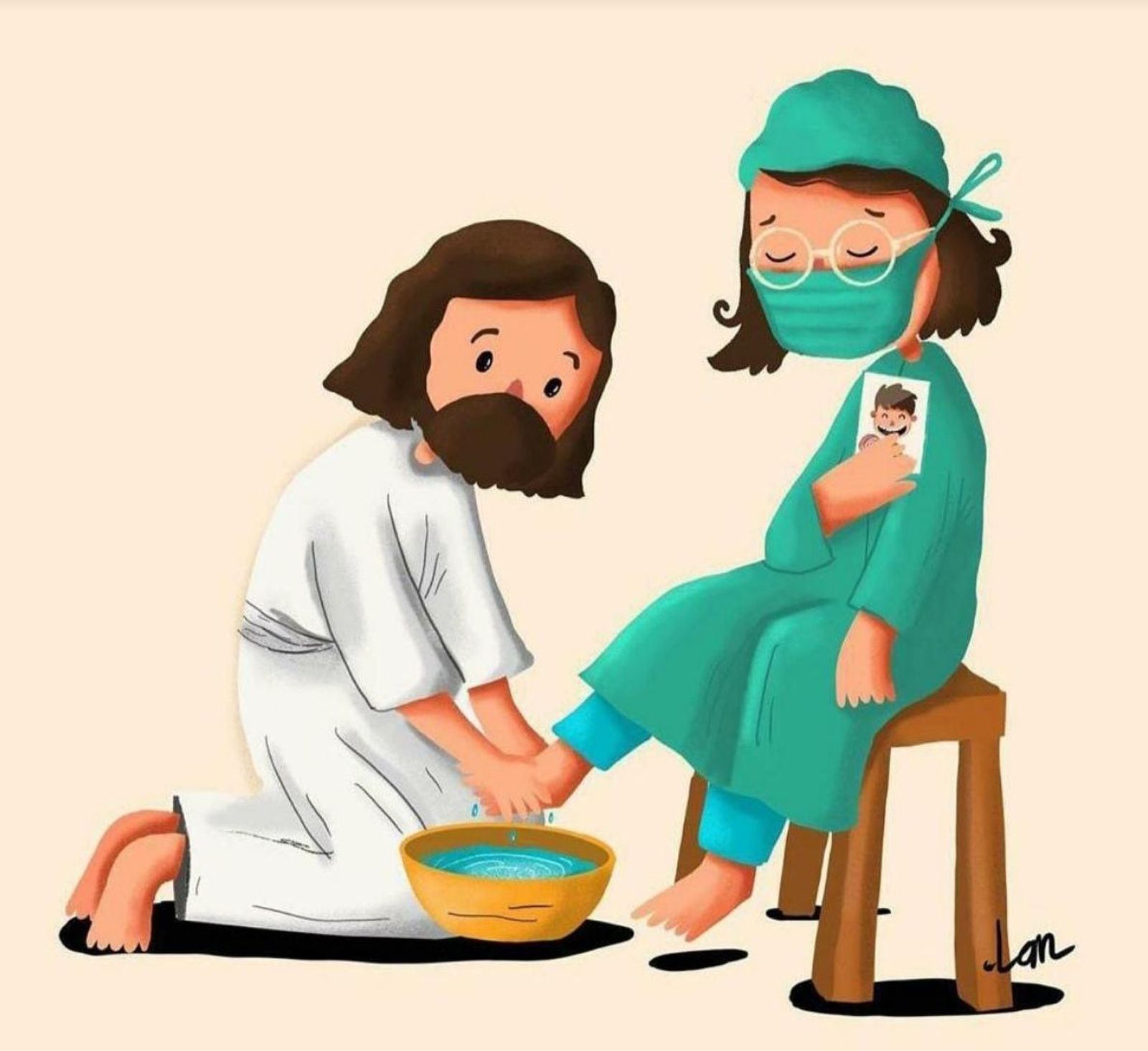 Jueves santo del coronavirus